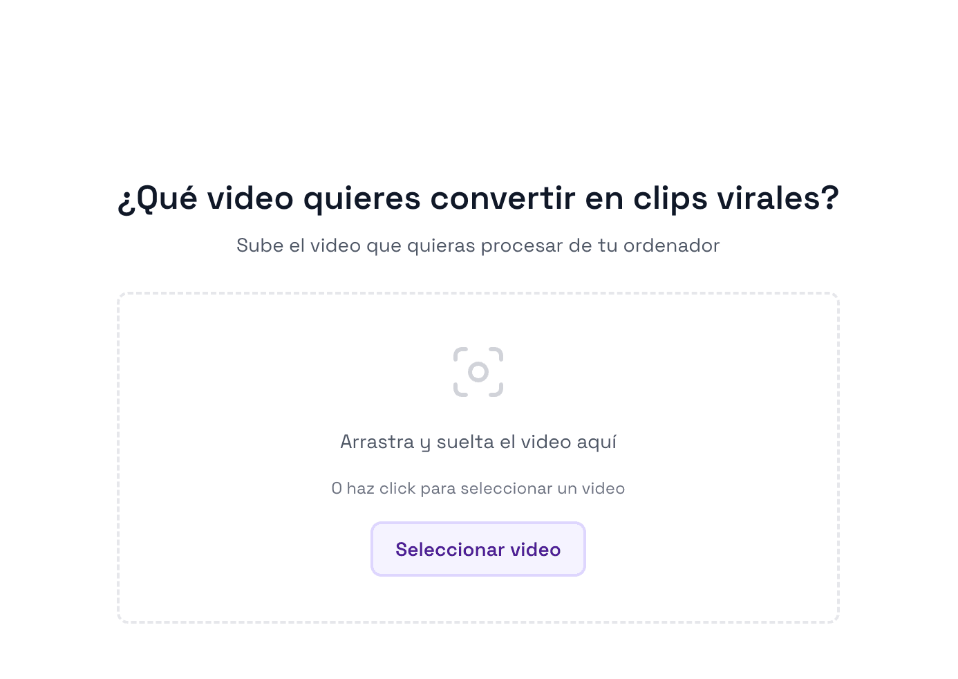 Sube tu video